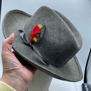 Vintage Lancaster Fedora 100% wool hat 21” .